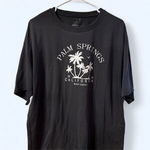 Palm Springs Black T-Shirt